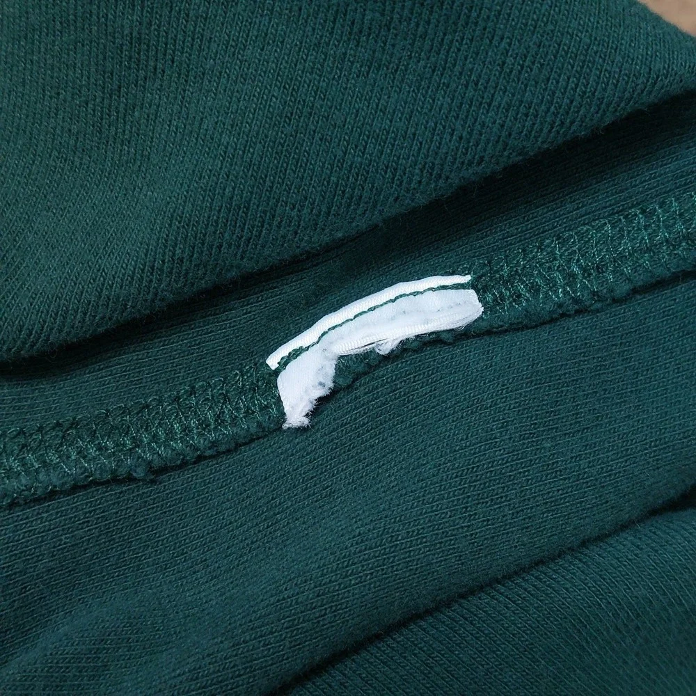 J. Crew Henley Shirt Men's Long Sleeve Cotton XL Green Ribbed Casual Pullover